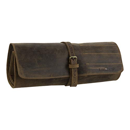 Greenburry Vintage Biker Tool roll Leather 73 cm