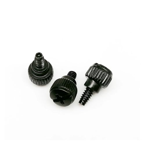 25 X`[}CiXNXwbh 6#-32x5mm 6#-32x6mm ߐewlW{g PC Rs[^P[XJo[ DIY ewlW(Black,6-32x5mm)