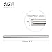 DTGN M8x1.25x160mm(DxPxL) Fully Threaded Rod - 6Pack - Good for Machinery - 304 Stainless Steel Right Hand Thread Rods Bar Studs - Silver