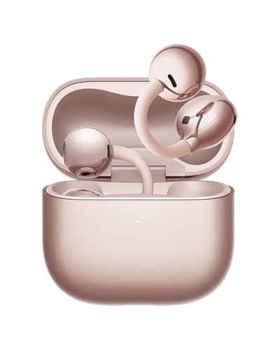 HUAWEI FreeClip 2 Open-Ear Clip-On Earbuds C-bridge design Lightweight 38H Battery Fast Charge Dual Driver IP57 Waterproof & dustproof Touch & Head-motion control iOS & Android Rose Gold