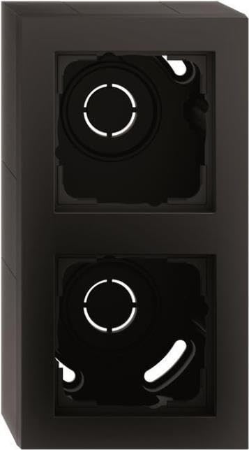 GIRA Boîtier AP 2f cadre E2 106209 ajouter prises sans trouer mur