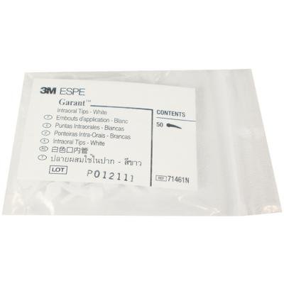3M ESPE 71461N Garant Intraoral Tip, Polyether, White (Pack of 50)