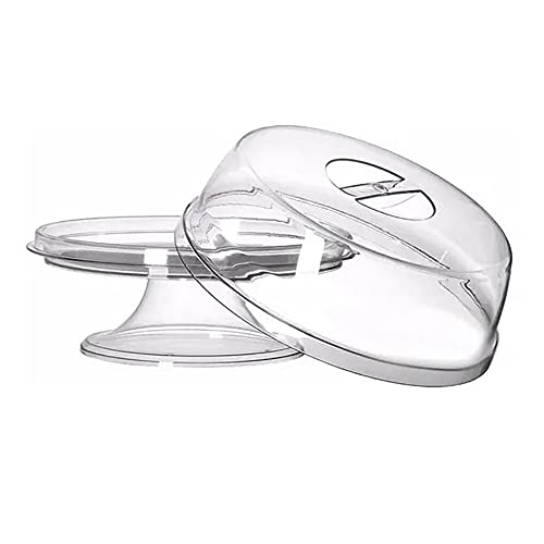 Porta Bolo Com Pedestal Suporte Torta Com Tampa 30cm