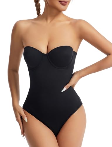 FEOYA Body modellante da donna per controllo della...