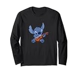 ディズニー リロ&スティッチ 愛らしいウクレレ ミュージカルポートレート 長袖Tシャツ