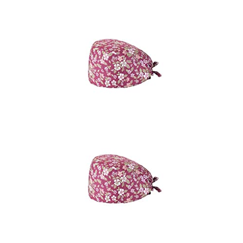 SUDNJIALQ 2 PCS Toucas cirúrgicas médicas ajustáveis ​​profissionais gorros cirúrgicos 60