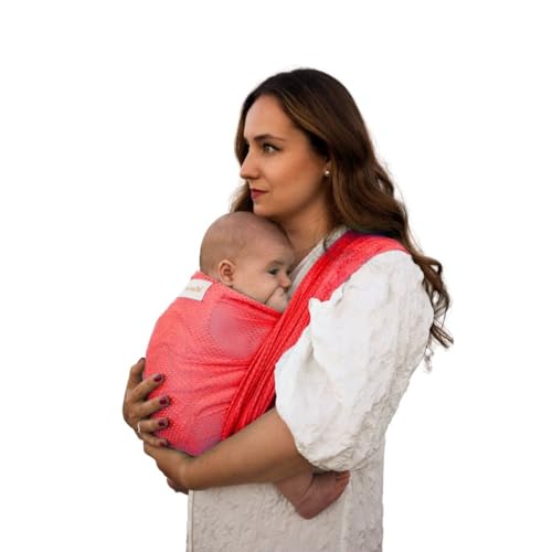 Amarsupiel | Fascia portabebe acquatico | Ergonomico e sicuro | Tessuto OEKOTEX traspirante | Ideale spiaggia e piscina | marsupio estivo fino a 20 kg