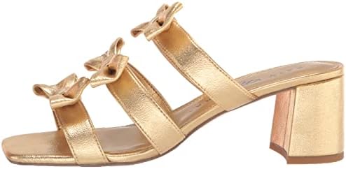 Katy Perry Women's The Tooliped Bow Dress Sandal, New Gold, 7 | Image 7