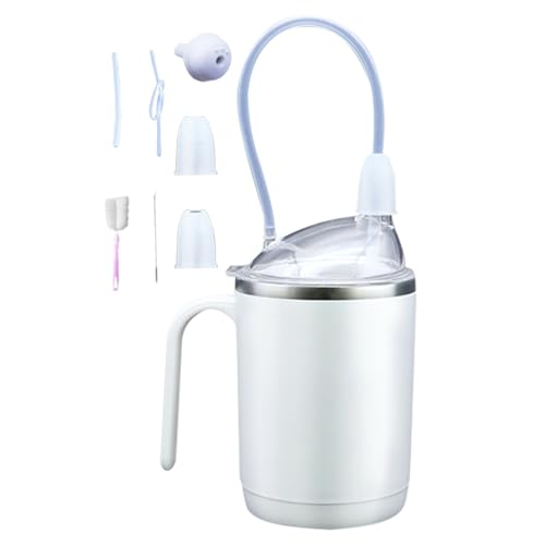 Fravsiu Spill Proof Cup mit Strohhalm