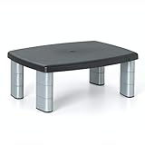 3M Adjustable Monitor Stand, Silver/Black (Pack of 3)