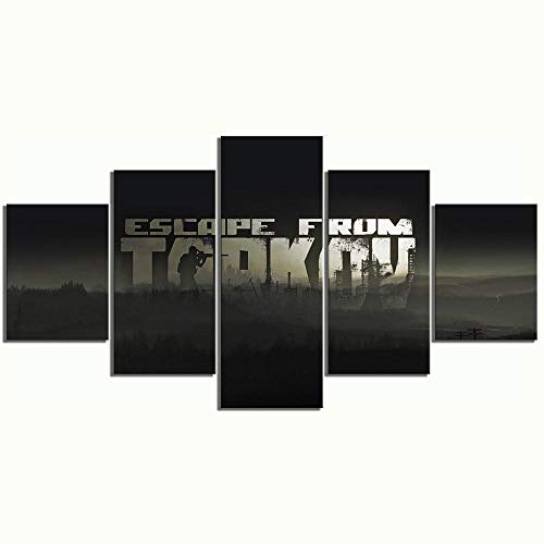 Tableau de jeu Tarkov pour décorer votre salon de gamer grand format 150x80cm Myrdsio sur toile