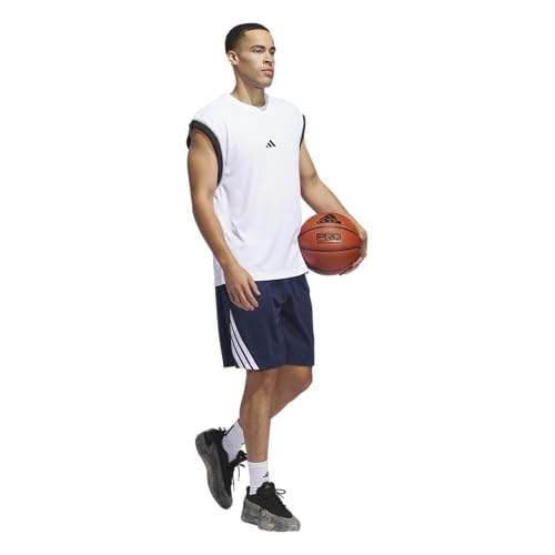 Image of adidas Men's Basketball Legends 3-Stripes Shorts