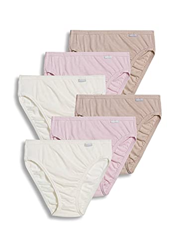 Jockey Women's Underwear Plus Size Elance French Cut - 6 Pack, Pale Cosmetic, 9