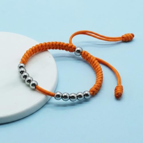 Compteur de points de golf LAMIBEE en acier inoxydable avec 10 perles