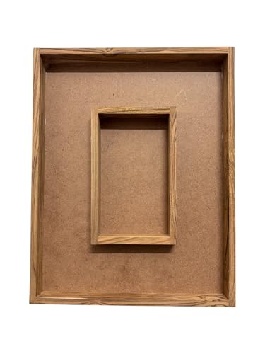 RIA Studio Decorative Teak Wood Varmala Preservation Frame with P...