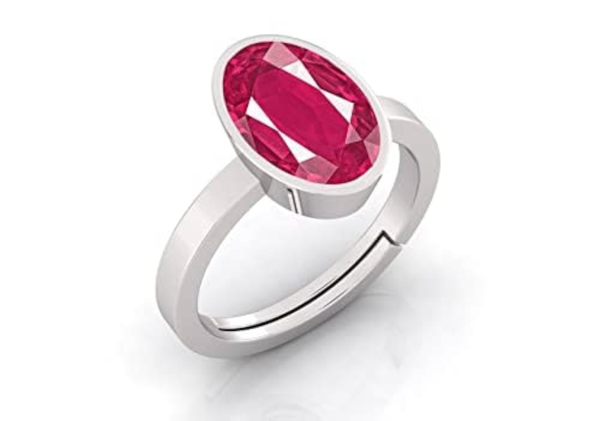 7.25 Ratti Ruby Adjustable Ring for Men and Women