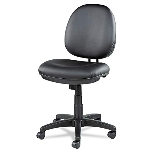 Alera Alein4819 Alera Interval Series Swivel/Tilt Task Chair, Leather, Black #TOP2