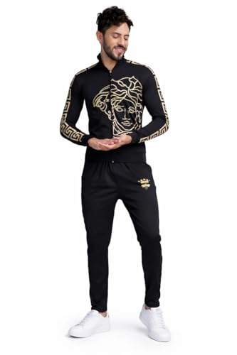 Image of YELLOW TREE Fabulous Polyester Printed Tracksuit For Men(TRKST-06)