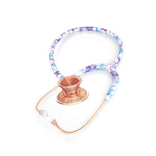 MDF Instruments, MD One Epoch Lightweight Titanium Stethoscope, Adult, Monet Tube, RoseGold Chestpieces-Headset, MDF777TMORG - Image 3