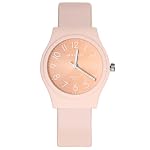 Damenuhr, Damen Analog Quarz Uhr mit Silikon Armband, Uhren Damen Sportlich Elegant Casual Armbanduhr Krankenschwester Quarzuhr Farbe Buntfarbig, 3 Zeiger, 38 mm Gehäusegröße