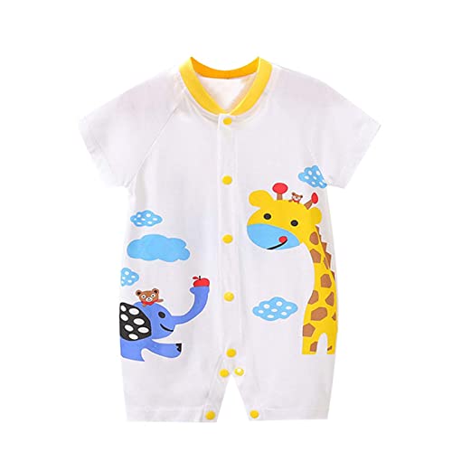de Manga Corta con Estampado de Verano para recién Nacidos y niñas#82