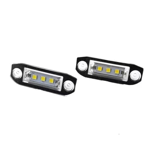 Luz led matrícula para coches Volvo S80 XC90 S40 y V60 con dos unidades de lámparas