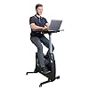 FlexiSpot Desk Bike Chair Home Office Workstation Standing up Exercise Bike Indoor Height Adjustable Desk Cycle