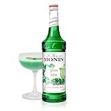 Monin - Green Mint Syrup, Bold Peppermint Coolness, Natural Flavors, Great for Smoothies, Sodas, Cocktails, and Teas, Non-GMO, Gluten-Free (750 ml)
