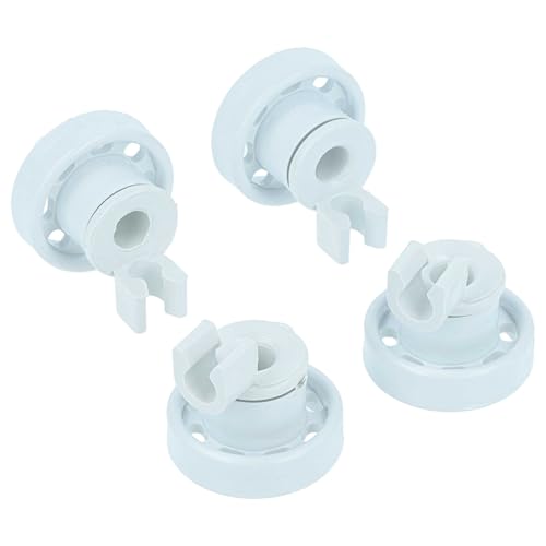 vhbw 4x Rueda para cesta inferior compatible con Balay lavavajillas - Diámetro 14 mm