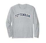 Tottenham London Varsity Style Vintage Long Sleeve T-Shirt
