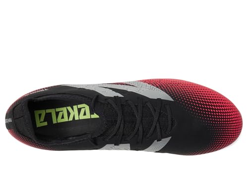 New Balance Unisex Tekela Magique FG V4+ Soccer Shoe, Black/Energy Red/Hi-Lite, 7.5 US Men
