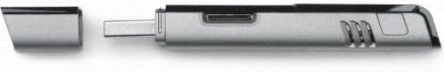 Side view of Novatel Ovation U727 USB Modem showing USB connector and MicroSD slot