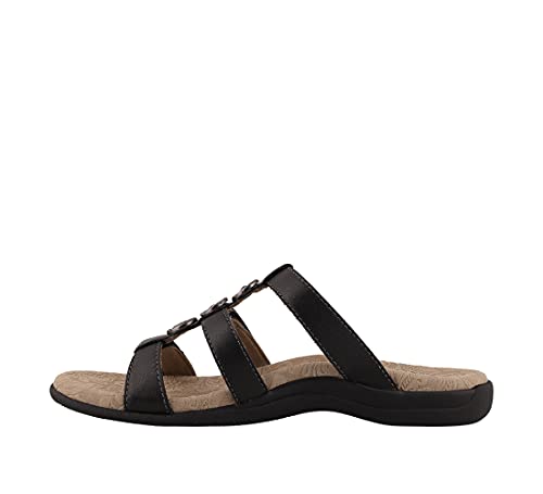Taos Footwear Women's Prize 4 Black Sandal 8 M Us #TOP1