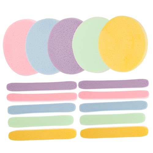 FRCOLOR 60pcs Compressed Face Sponges for Cleansing Expanding Facial Cleaning for Makeup Removal and Face Mask Application Travel Friendly and Space Saving