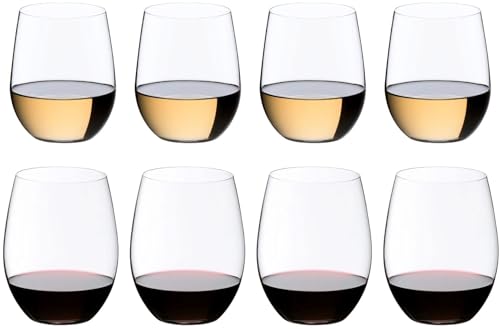 RIEDEL O Cabernet/Merlot & Viognier/Chardonnay Wine Glass Eight P...