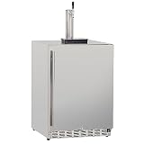 TrueFlame 6.6c Deluxe Outdoor Rated Single Tap Kegerator - Completed
