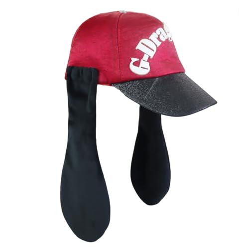 pranovo Removable Magnetic Long Dog Ears for Baseball Caps Trucker Hats for Theme Parks Party Halloween Christmas One Pair