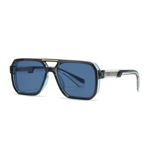 Lunettes de soleil rétro double pont contre l'éblouissement avec filtres UV400