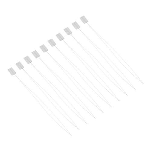 Beatifufu DIY Beading Tool Set 10 Pieces Beading Needles Ultra-Thin Fine Needle Threaders for Rice Beads Elastic for Jewelry Crafting