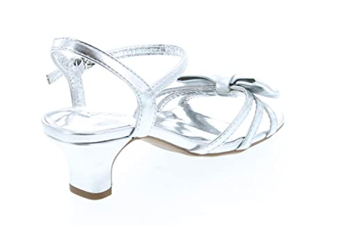 Image of Soda Girly-2 Children's Girl's Open Toe Slingback Block High Heel Sandals