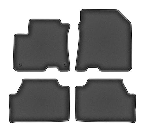 Tapis en Polyamide Graphite premium pour habitacle de Kia Soul EV 2020-