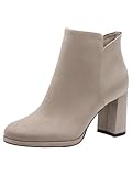 Tamaris Botas de mujer vegano, pardo, 38 EU