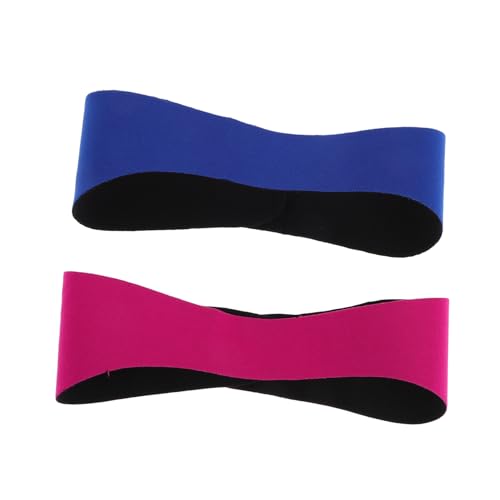 Yardenfun 2pcs Swim Ear Band for Men Neoprene Head Cover Swimming Ear Plugs Boys and Girls Waterproof Ear Protection Bathing Accessory for Adults Diving Surfing Headb