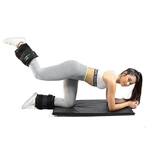 KALLANGO Profissional Emborrachada, Par Caneleira Peso Adulto Unissex, Preto (Black), 05 Kg Paquete