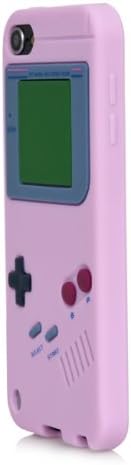 iPod Touch, iSee Case (TM) Game Boy Control Silicone Full Cover Case for Apple iPod Touch 6 6th Generation / 5 5th Generation (it6-Gameboy Light Pink)