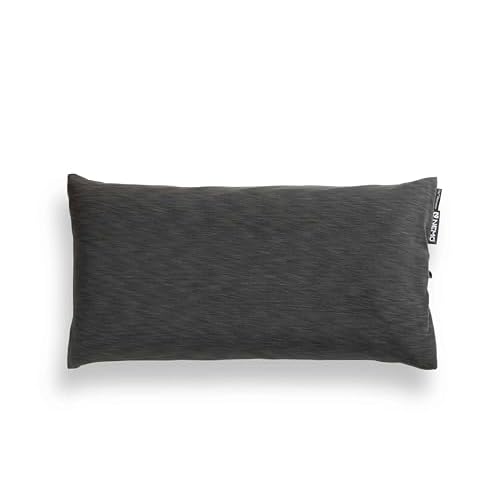 NEMO Fillo Elite Luxury Pillow | Inflatable Pillow for Travel, Backpacking, and Camping, One Size – Midnight Gray
