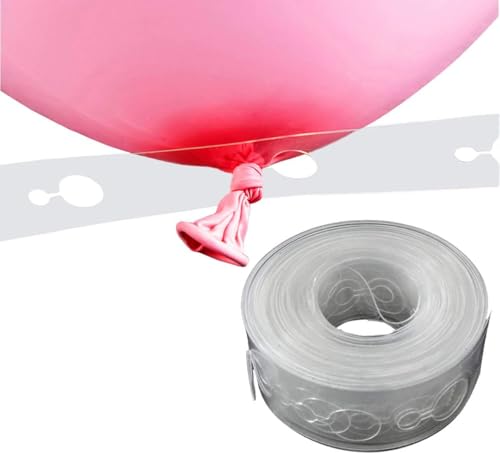 Image of HK balloons 2Pcs Birthday Decoration Item Kit Set For Balloon Decorating Tape Strip Party Wedding Birthday Baby Shower Decorations 5 Meters Balloon Arch Strip