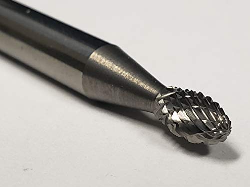 Fresa de carburo sólida micro grano 1/4 pulg x 2 pulg miniatura 2
