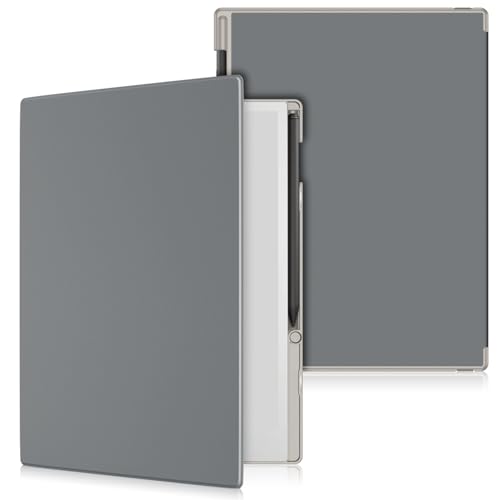 Étui tablette Remarkable Paper Pro 11,8 2024 coque rigide grise avec stylo