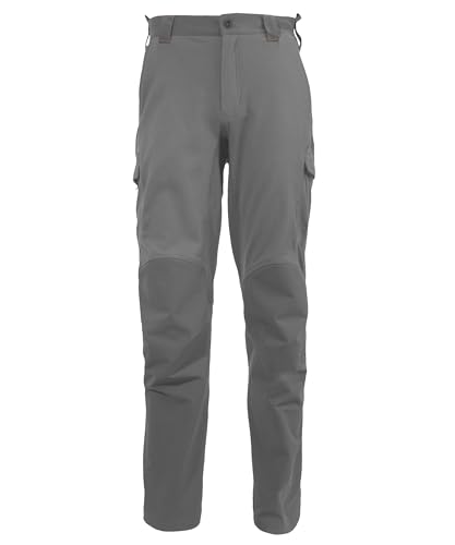 First Lite Men’s Obsidian Foundry Merino Wool Pant - Versatile Hunting Pants - Ash Grey - 30 x 30